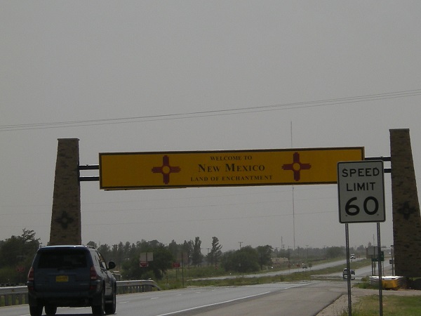 New Mexico state line