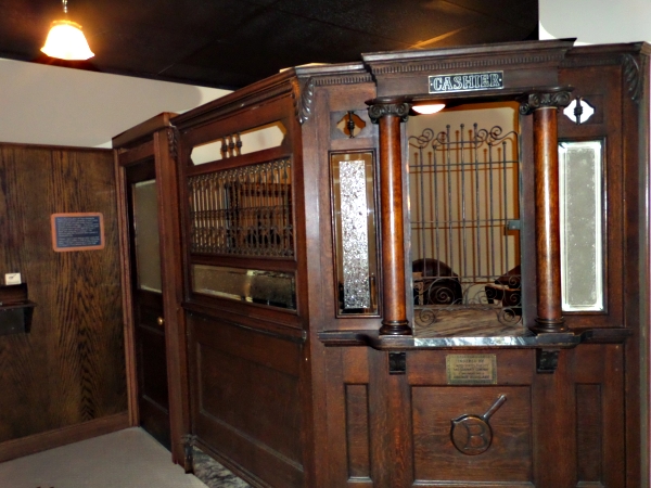 Panhandle City Bank cashier cage
