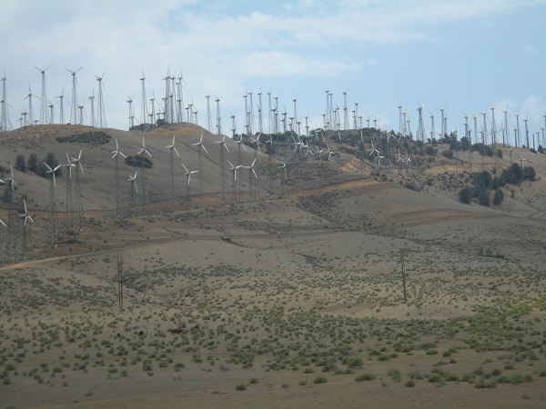 Wind farm near Mojave