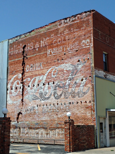 ghost Coke sign