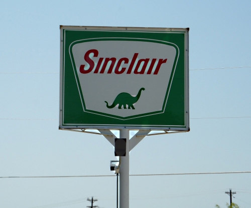 Sinclair gas station sign