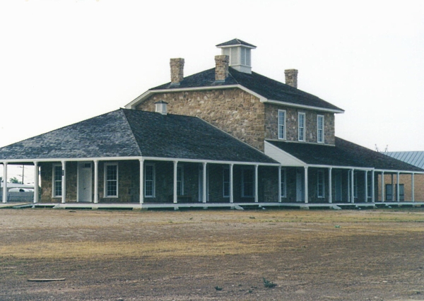 Reconstructed fort hospital building